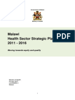 Health Sector Strategic Plan 2011-2016