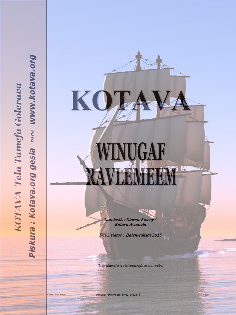 Kotava Official Lexicon (2015) PDF La nature