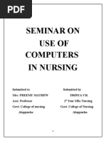 SEMINAR On Use of Computers