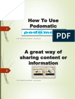 How to Use Podomatic