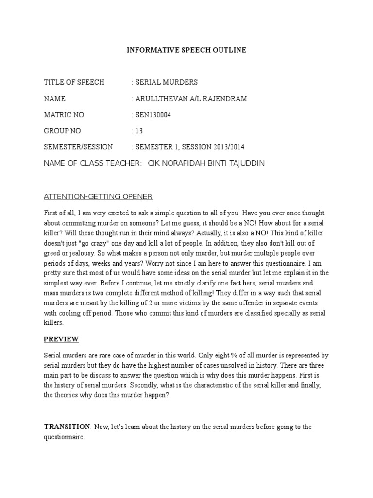 Questions about serial killers picture