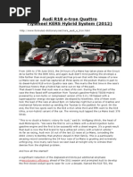 Audi R10 Engine-Tech Paper | PDF | Engines | Audi