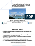 2014 Survey of International Home Purchases Miami 2015-04-20