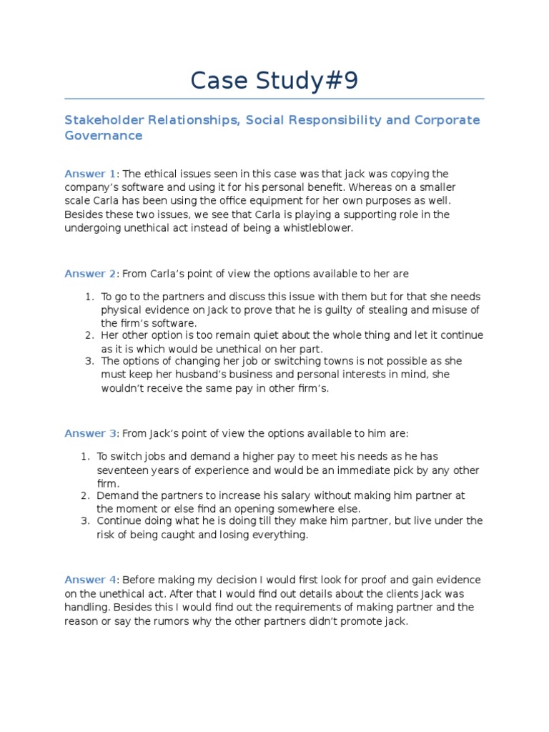 corporate case study pdf