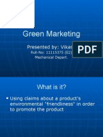 Green Marketting 