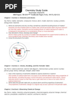 Chem Study Guide Answer Key