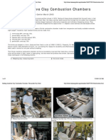 Making Insulative Clay Combustion Chambers
