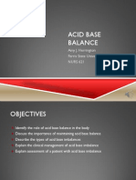 Acid Base Balance: Amy J. Herrington Ferris State University NURS 621