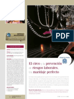 El Circo y La Prevención de Riesgos Laborales. Cirque Du Soleil PDF