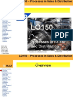 SD - LO150 - Processes in Sales & Distribution
