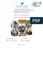 Administración Pecuaria: Manual para el Protagonista Técnico en Veterinaria