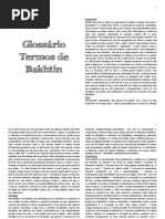 Glossário Termos de Bakhtin