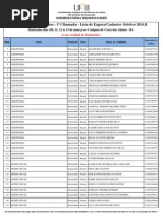 Relacao Aprovacao 1 Chamada Cadastro Seletivo 2014 1