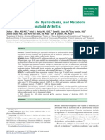 Vitamin D, Metabolic Dyslipidemia, And Metabolic Syndrome in Rheumatoid Arthritis - Am J Med 2012