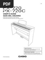 Manual Privia PX 720 | PDF | Piano | Headphones