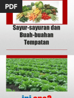 Sayur-Sayuran Dan Buah-Buahan Tempatan