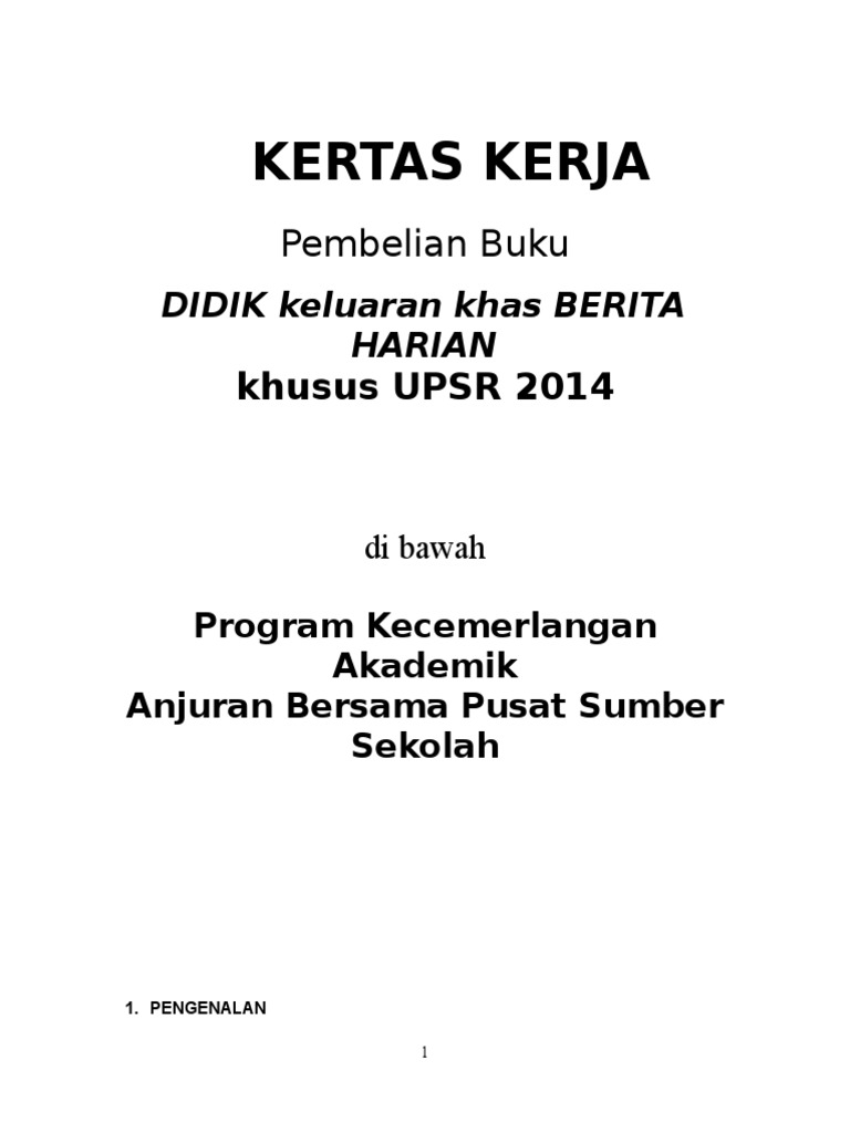 Contoh Soalan Ujian Bulanan Pendidikan Islam Tahun 1 