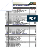Tabela de Fitocosméticos 2012