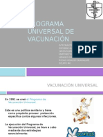 Programa Universal de Vacunación