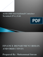 Finance Department Presentation