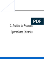 Analisis de Procesos Operaciones Unitarias
