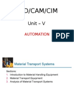 Cad/Cam/Cim: Unit - V