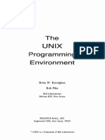 The Unix Programming Environment