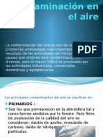 ContaminaciÃ³n en el aire