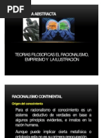 Racionalismo Empirismo La Ilustracion