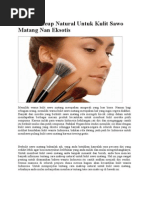Download Cara Makeup Natural Untuk Kulit Sawo Matang Nan Eksotis by Devi Gusni Yanti SN262534973 doc pdf