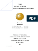 Numerical Method-Jacobi and Cramer Iteration Method