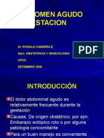 Abdomen Agudo y Gestacion