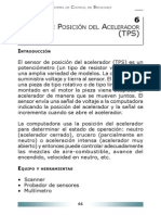 6 TPS Sensor Del Posicion Del Acelerador