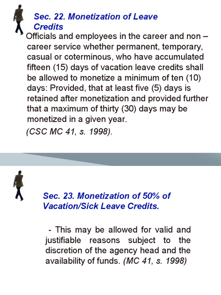 of leave credits Sick Leave Government Information