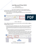 Tutorial Microsoft Word 2010 PDF
