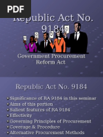 Overview of Republic Act No. 9184 | PDF | Economies | Justice