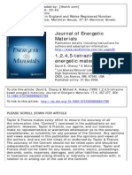 1,2,4,5-Tetrazine Based Energetic Materials