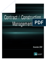 Contract Construction Management142