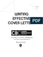 Writing Effective Cover Letters: Download PDF
