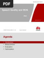 Speech Quality and MOS