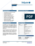 Applications: 802.11a/n/ac WLAN Front End Module