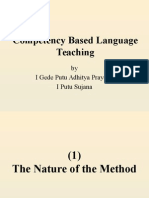 Competency Based Language Teaching