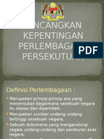 Bincangkan Kepentingan Perlembagaan Persekutuan