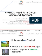 Ehealth: Need For A Global Vision and Approach