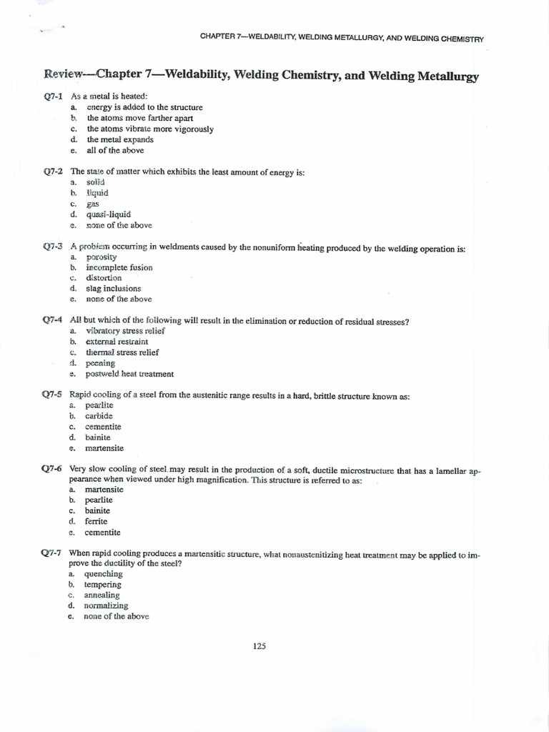 WeldMet Exercise | PDF | Heat Treating | Annealing (Metallurgy)