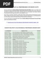 Download Solution Manual Prestressed Concrete Nawy by adeolaodukoya SN262563634 doc pdf