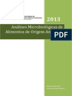 Análises microbiológicas de alimentos e água