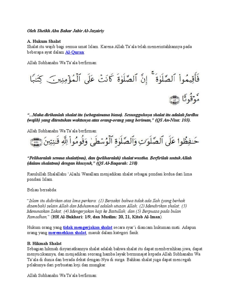 Fiqih Sholat
