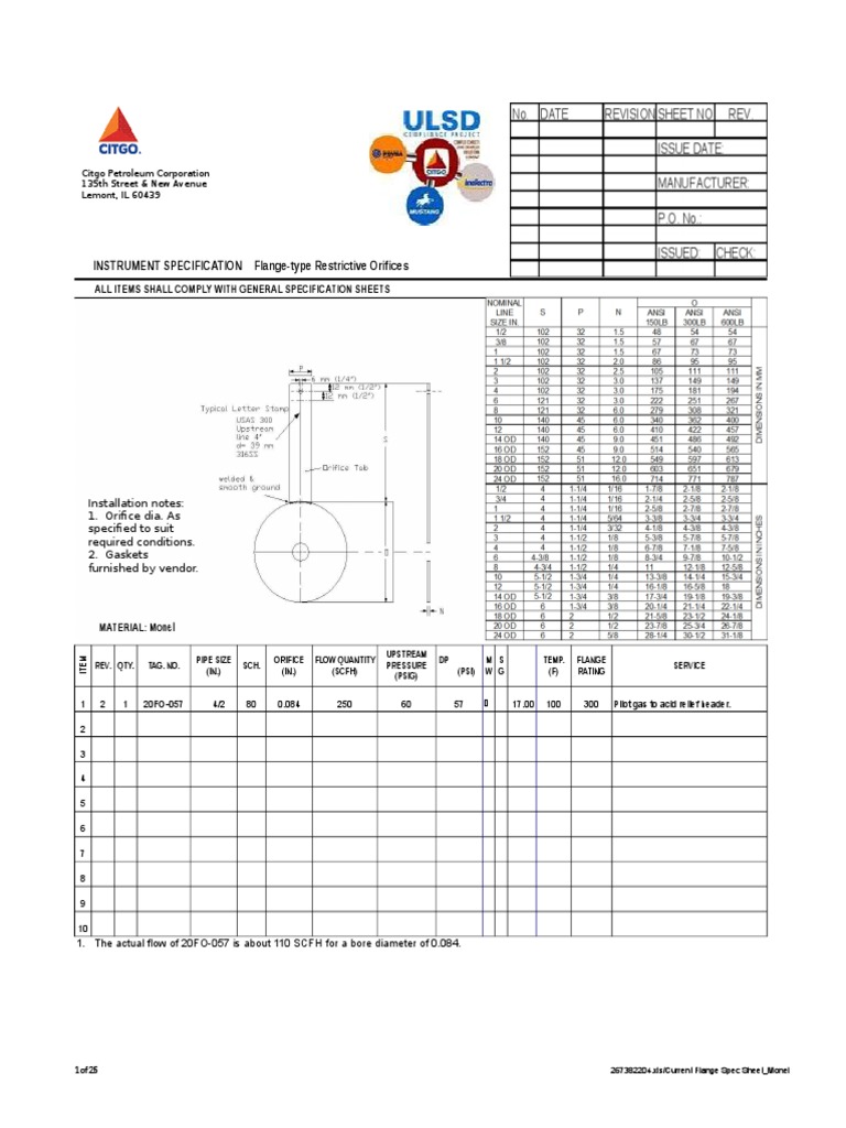 Restriction Orifice Plate Calculator Gas Fluid Dynamics Liquids