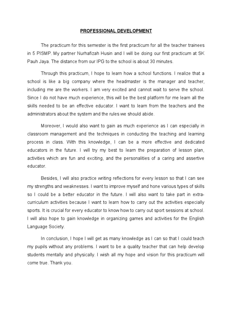 Practicum Reflections and Challenges | PDF | Teachers | Cognitive Science